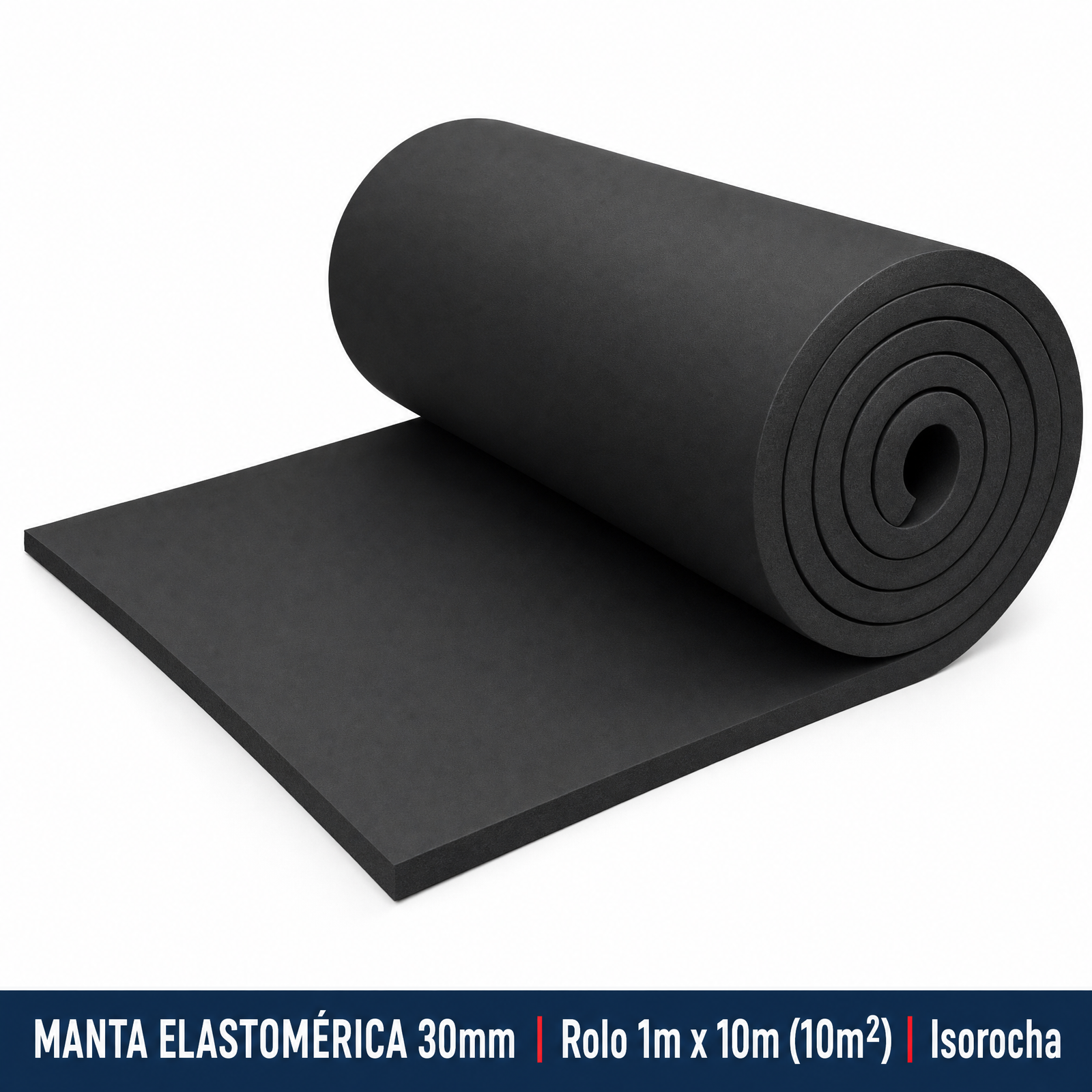 Manta Elastomerica 30mm Rolo 10m2 Isorocha