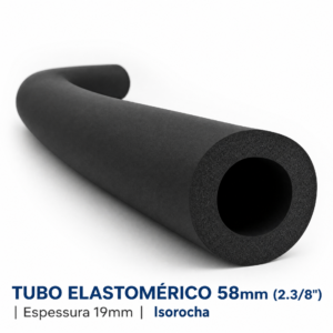Tubo Elastomerico 58mm 2.3/8 polegadas Isorocha